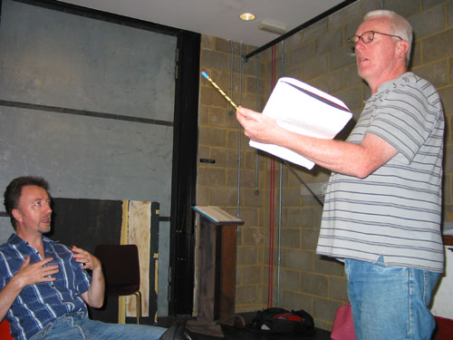 In Rehearsals 2003 Photo By Francis Pindar